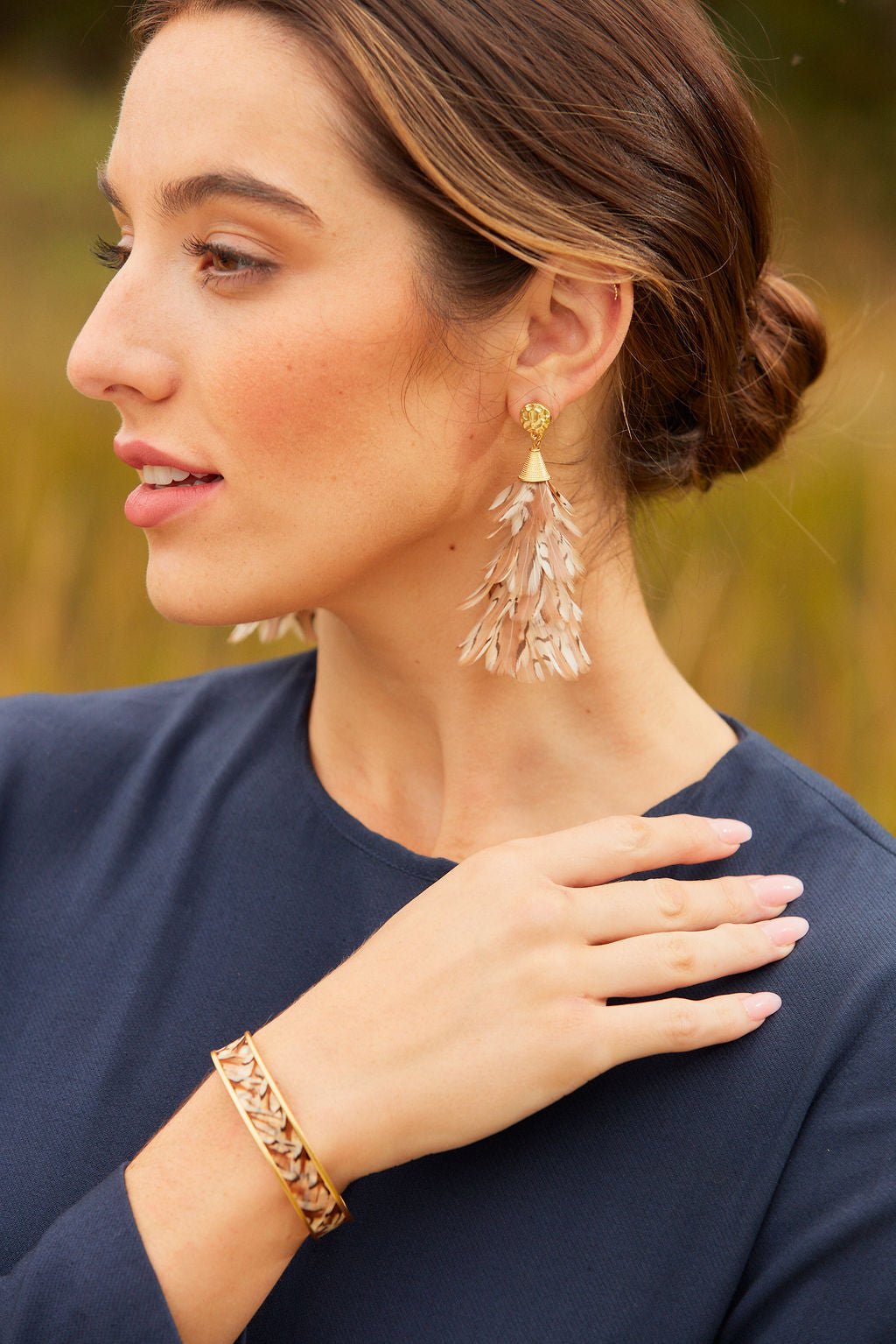 Anna Feather Earrings - Jewelry - Huck & Paddle
