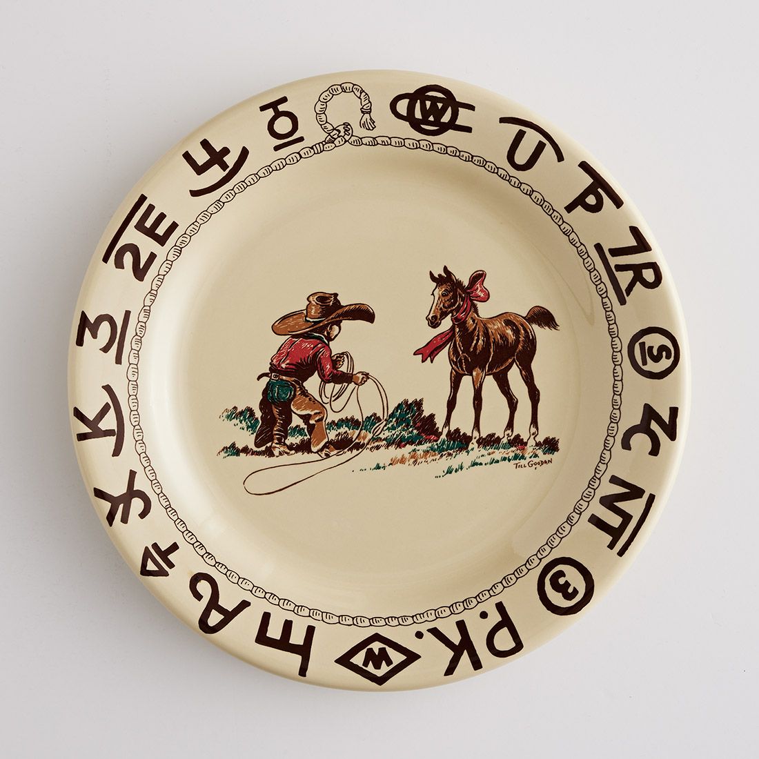 Western Christmas Lunch Plate - Tableware - Huck & Paddle