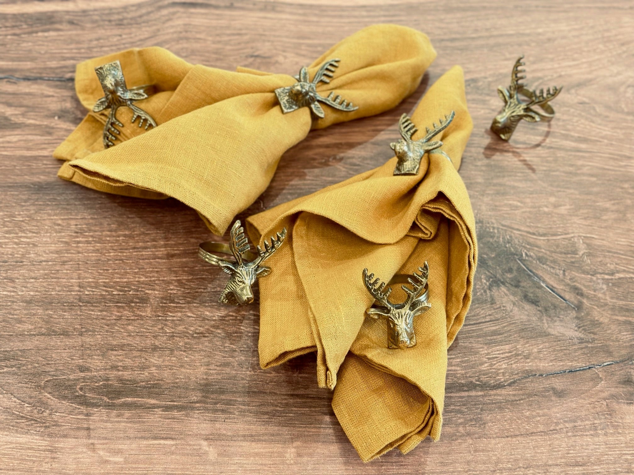 Deer Napkin Ring s/6 - Huck & Paddle