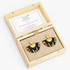 Demi Fan Feather Earrings - Jewelry - Huck & Paddle