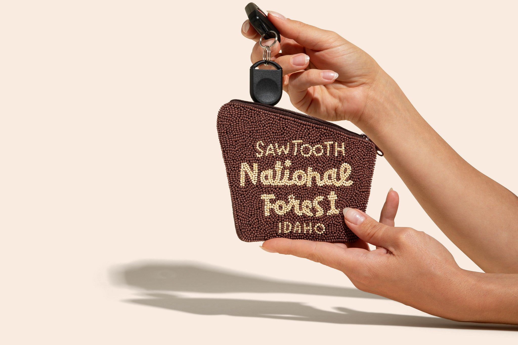 H+P Beaded Pouch | Sawtooth