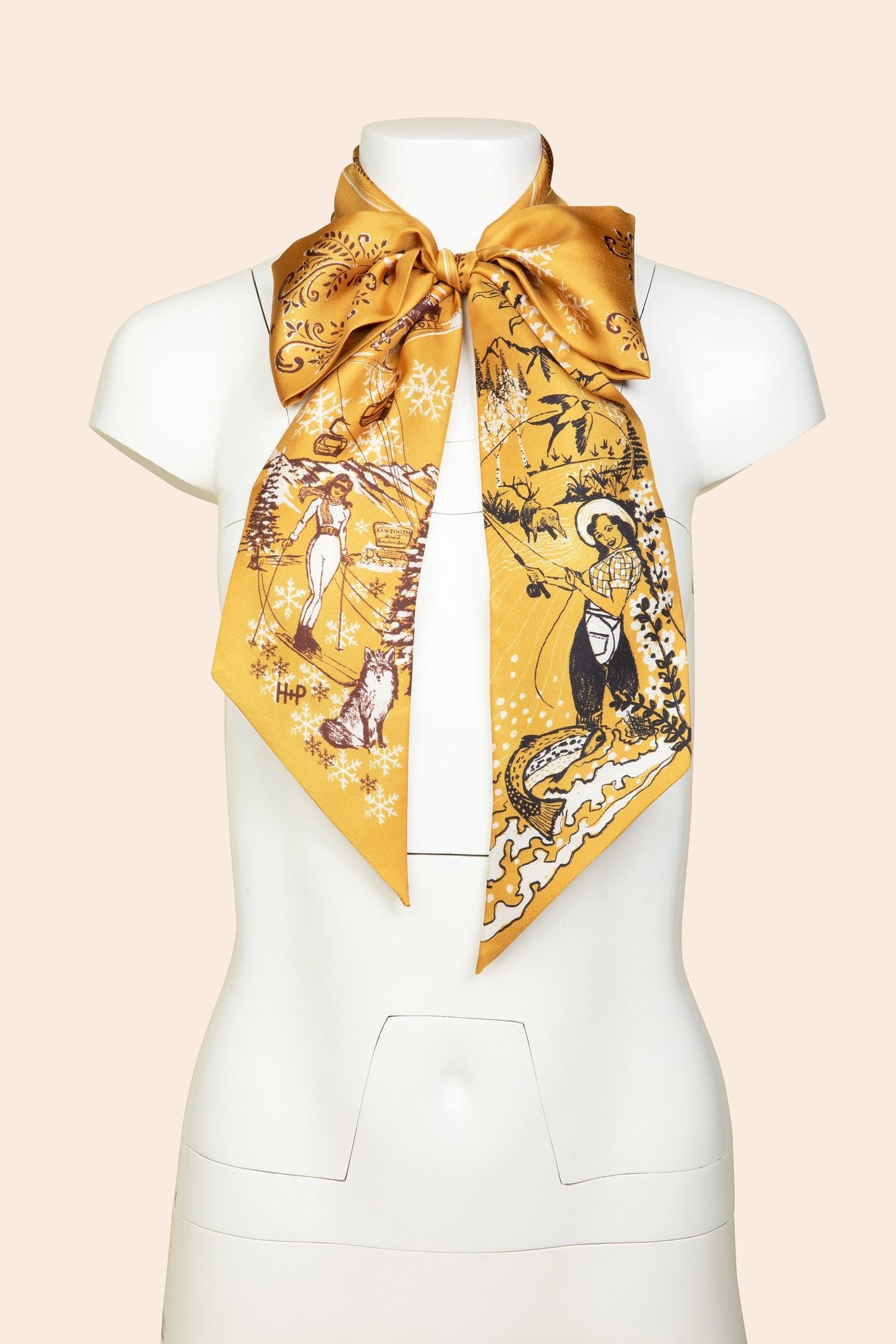 H+P Silk Scarf - Huck & Paddle