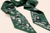 H+P Silk Scarf | Emerald Green - Huck & Paddle