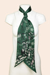 H+P Silk Scarf | Emerald Green - Huck & Paddle