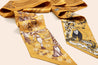 H+P Silk Scarf | Golden Yellow - Huck & Paddle