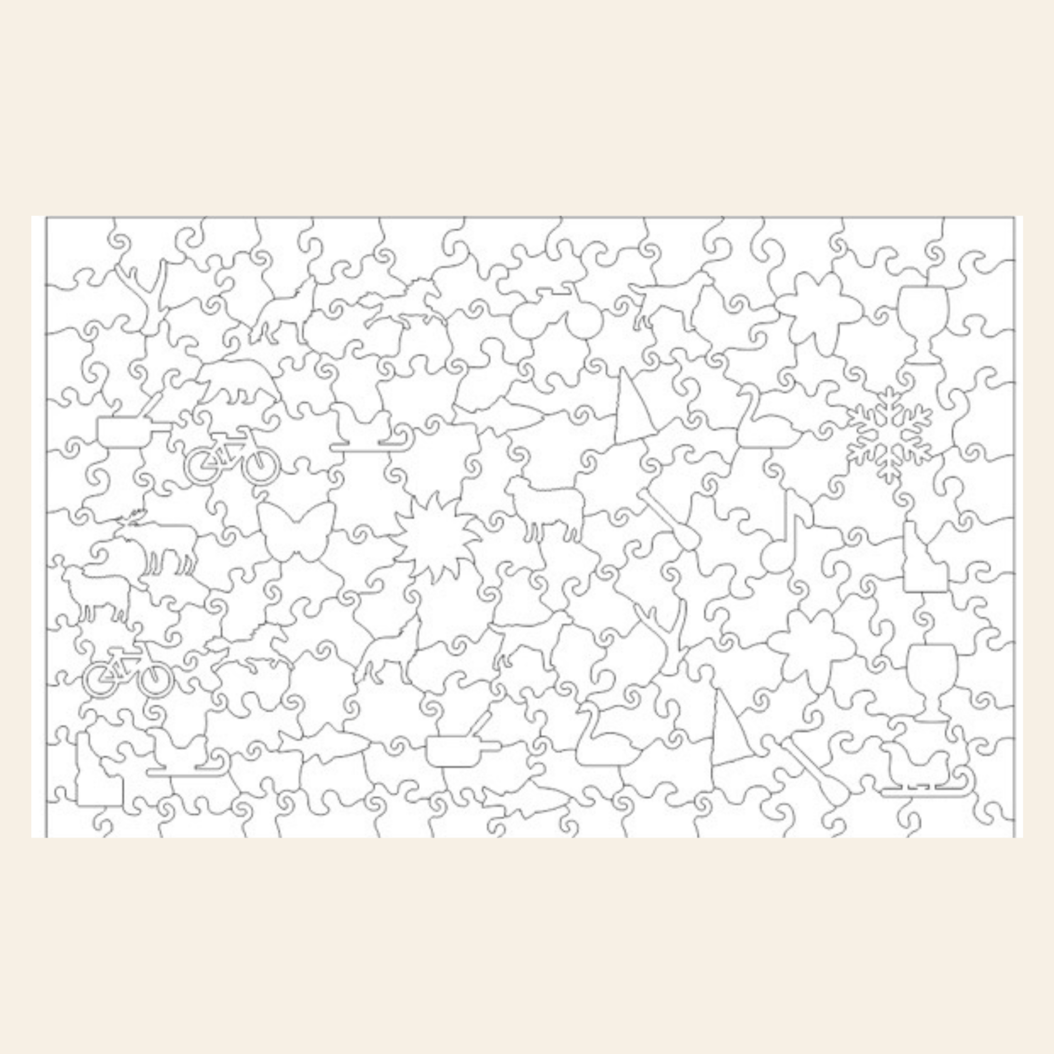 H+P Wooden Puzzle | Baldy PRESALE - Jigsaw Puzzles - Huck & Paddle