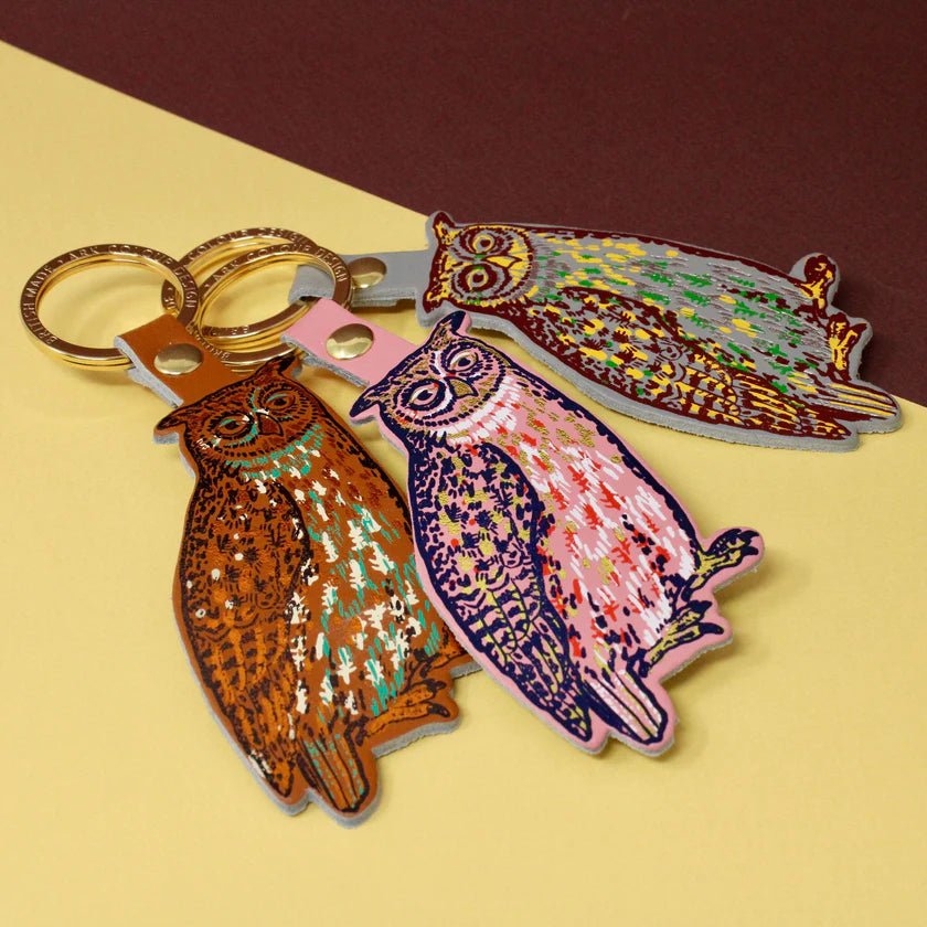 Nocturnal Owl Key Fob - Huck & Paddle