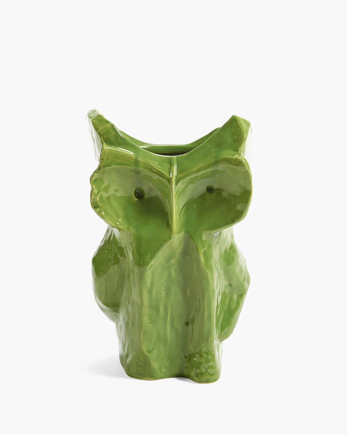 Owl vase green After Midnight - Huck & Paddle