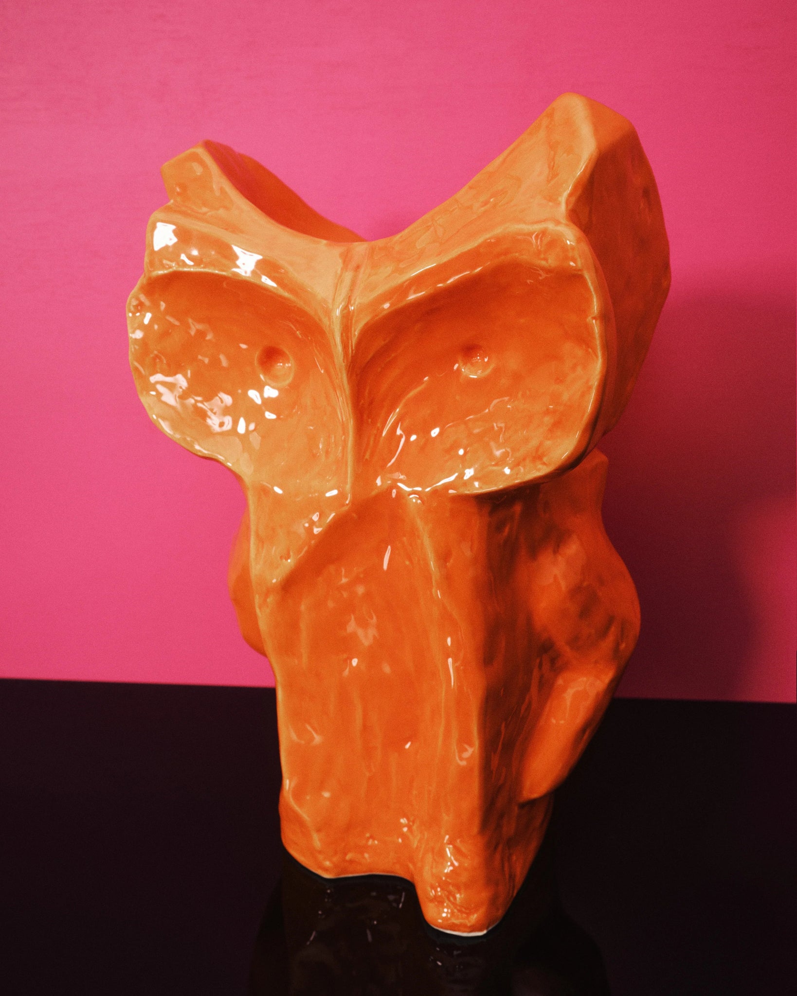 Owl Vase Orange - Marni - Huck & Paddle