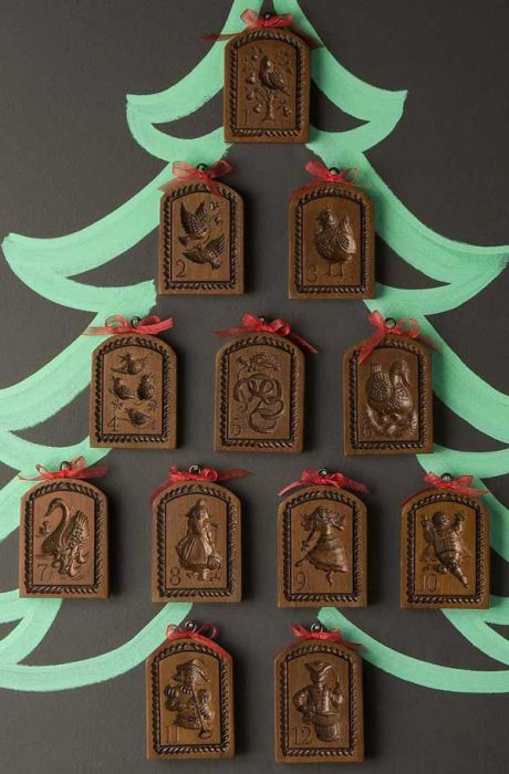 12 Days of Christmas Cookie Molds