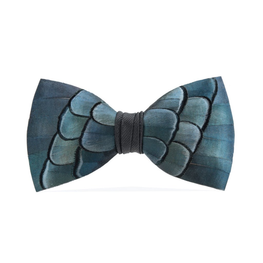 Feather Bow Ties [Pheasant] - Mens Accessories - Huck & Paddle