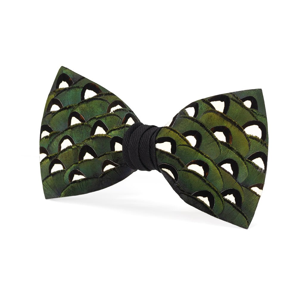 Feather Bow Ties [Pheasant] - Mens Accessories - Huck & Paddle