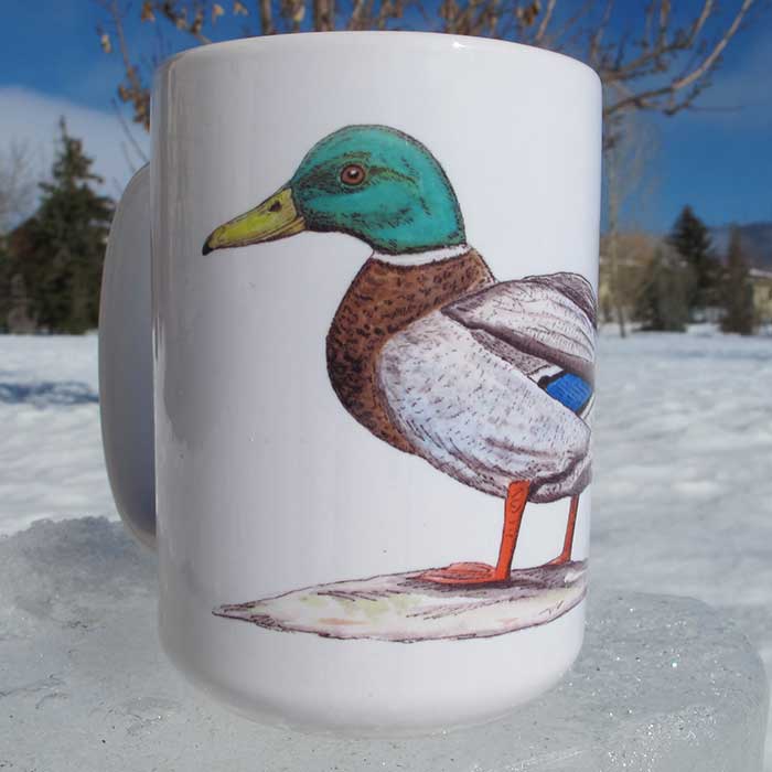 Jeff Currier Ceramic Mugs [Birds] - Huck & Paddle