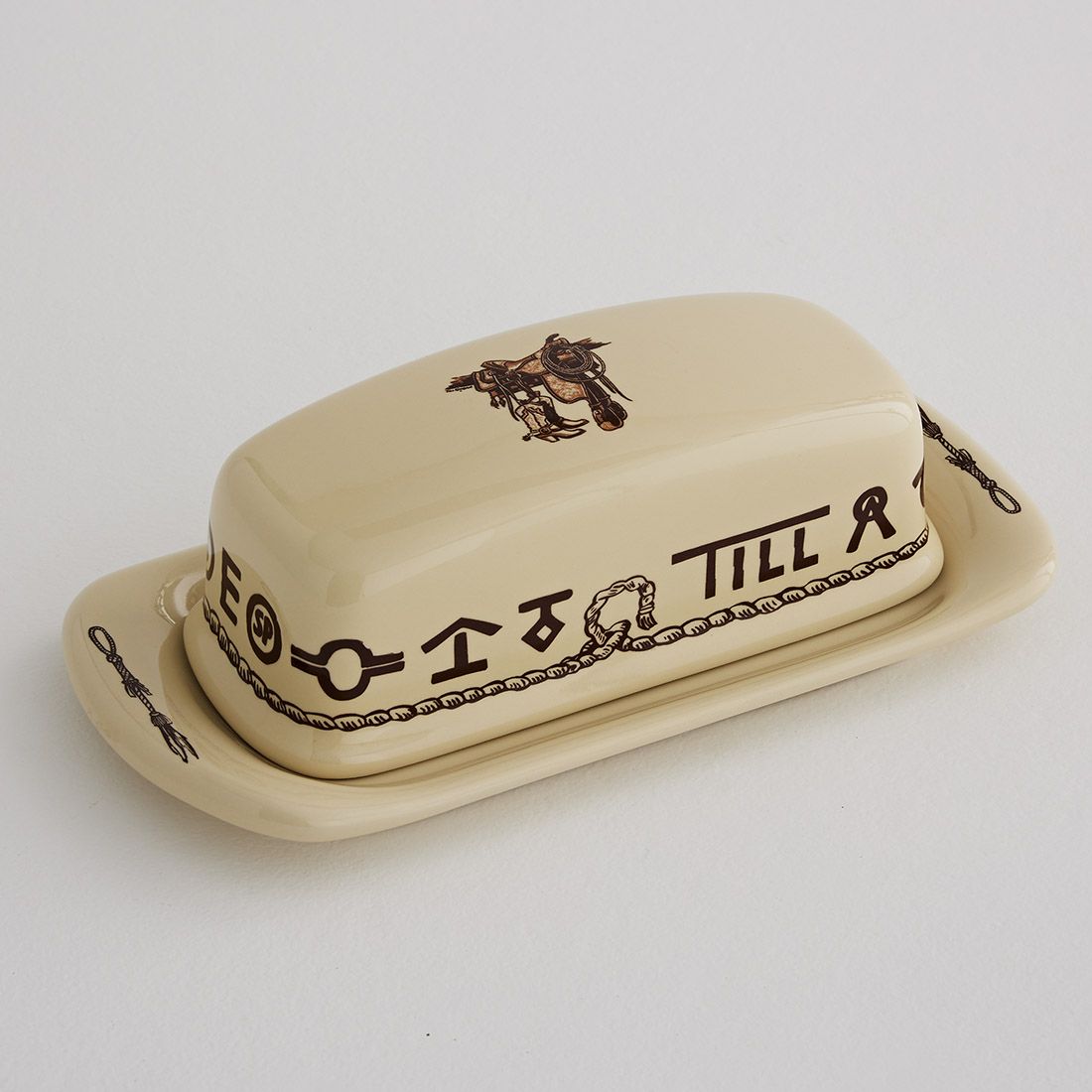 Western - Butter Dish - Tableware - Huck & Paddle