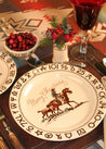 Western - Christmas Dinner Plate - Tableware - Huck & Paddle