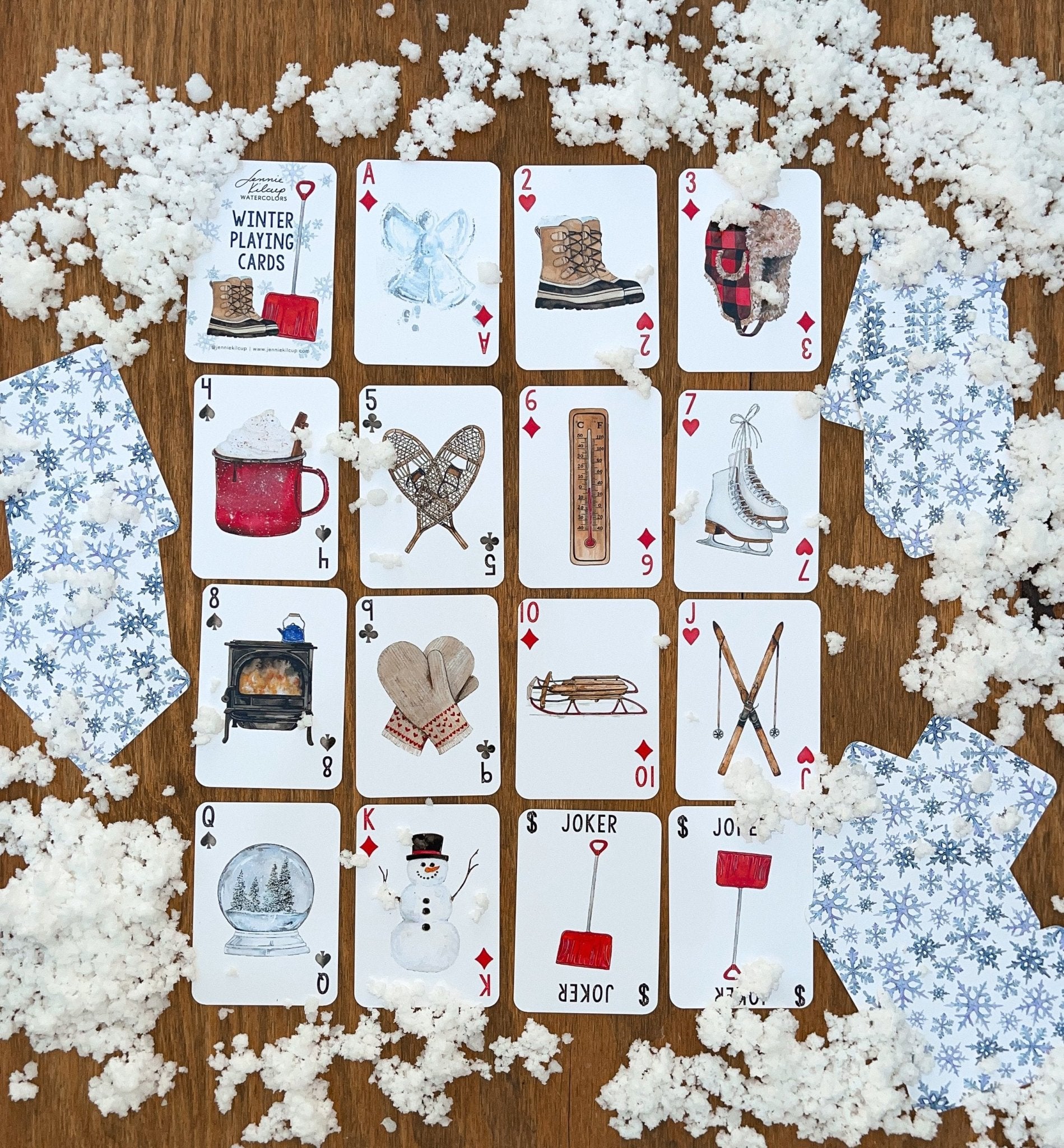Winter Playing Cards
